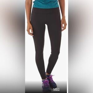 Patagonia organic cotton blend black leggings
